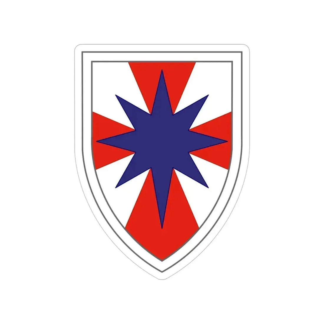 8th Theater Sustainment Command (U.S. Army) Transparent STICKER Die-Cut Vinyl Decal 5 Inch - The Sticker Space