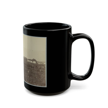 8th U.S. Infantry At Headquarters Army Of Potomac Near Fairfax Court House, Va., June, 1863 (U.S. Civil War) Black Coffee Mug