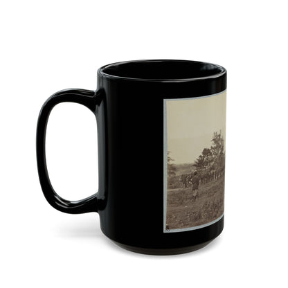 8th U.S. Infantry At Headquarters Army Of Potomac Near Fairfax Court House, Va., June, 1863 (U.S. Civil War) Black Coffee Mug