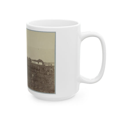 8th U.S. Infantry At Headquarters Army Of Potomac Near Fairfax Court House, Va., June, 1863 (U.S. Civil War) White Coffee Mug