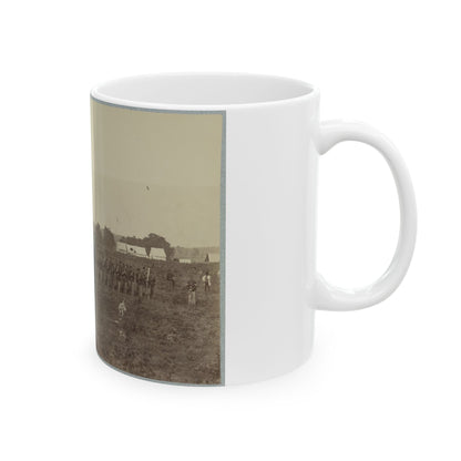 8th U.S. Infantry At Headquarters Army Of Potomac Near Fairfax Court House, Va., June, 1863 (U.S. Civil War) White Coffee Mug