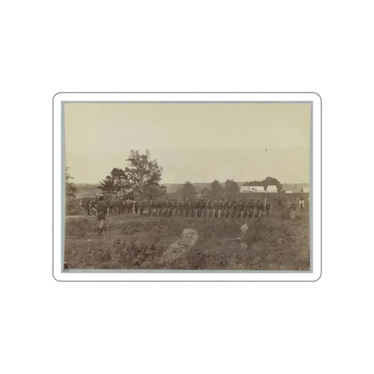 8th U.S. Infantry At Headquarters Army Of Potomac Near Fairfax Court House, Va., June, 1863 (U.S. Civil War) STICKER Vinyl Die-Cut Decal White Die-Cut 2 Inch - The Sticker Space