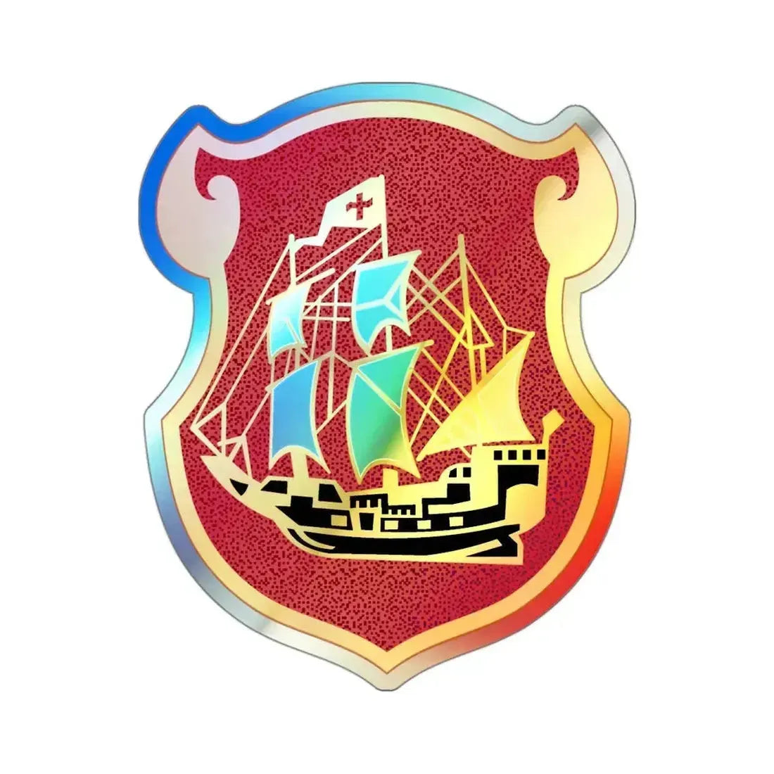 9 Antiaircraft Artillery Gun Battalion (U.S. Army) Holographic STICKER Die-Cut Vinyl Decal 3 Inch Holographic - The Sticker Space