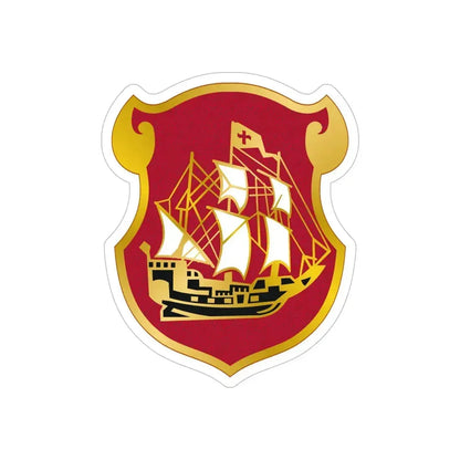 9 Antiaircraft Artillery Gun Battalion (U.S. Army) REVERSE PRINT Transparent Die-Cut STICKER - The Sticker Space