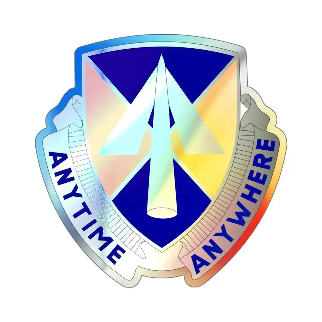 9 Aviation Regiment (U.S. Army) Holographic STICKER Die-Cut Vinyl Decal 5 Inch Holographic - The Sticker Space