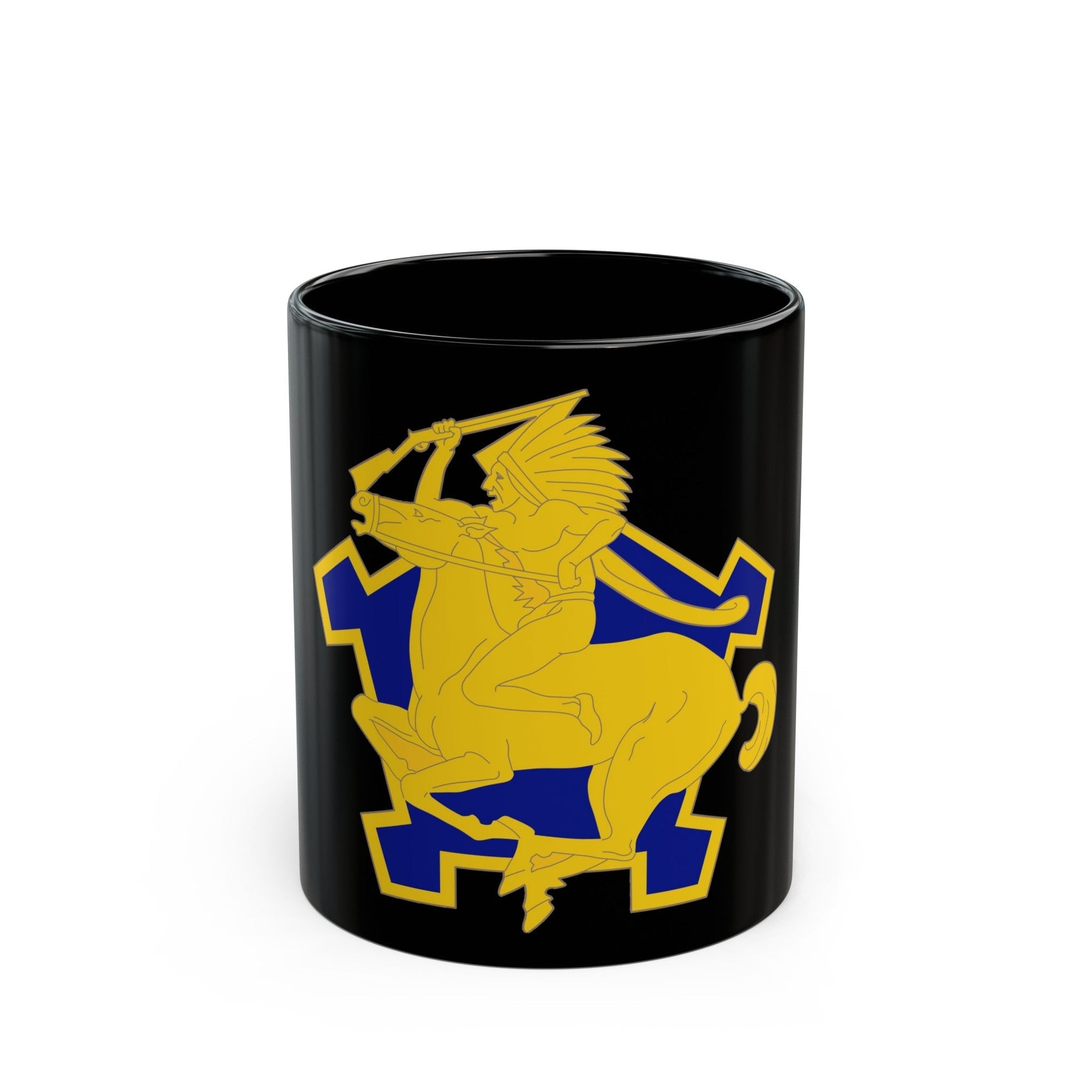 9 Cavalry Regiment (U.S. Army) Black Coffee Mug-11oz-The Sticker Space