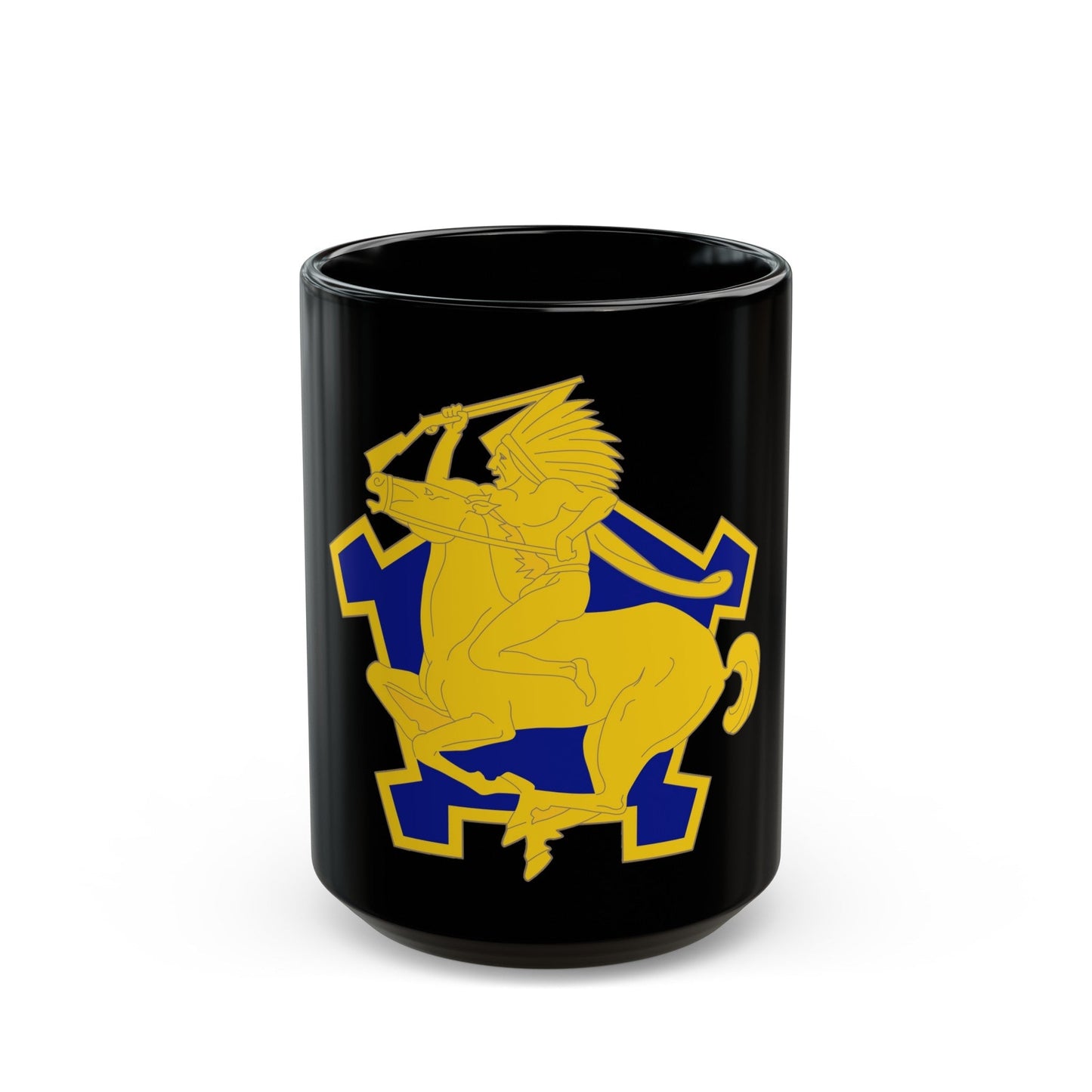 9 Cavalry Regiment (U.S. Army) Black Coffee Mug-15oz-The Sticker Space