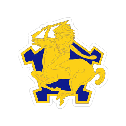 9 Cavalry Regiment (U.S. Army) Transparent STICKER Die-Cut Vinyl Decal-2 Inch-The Sticker Space