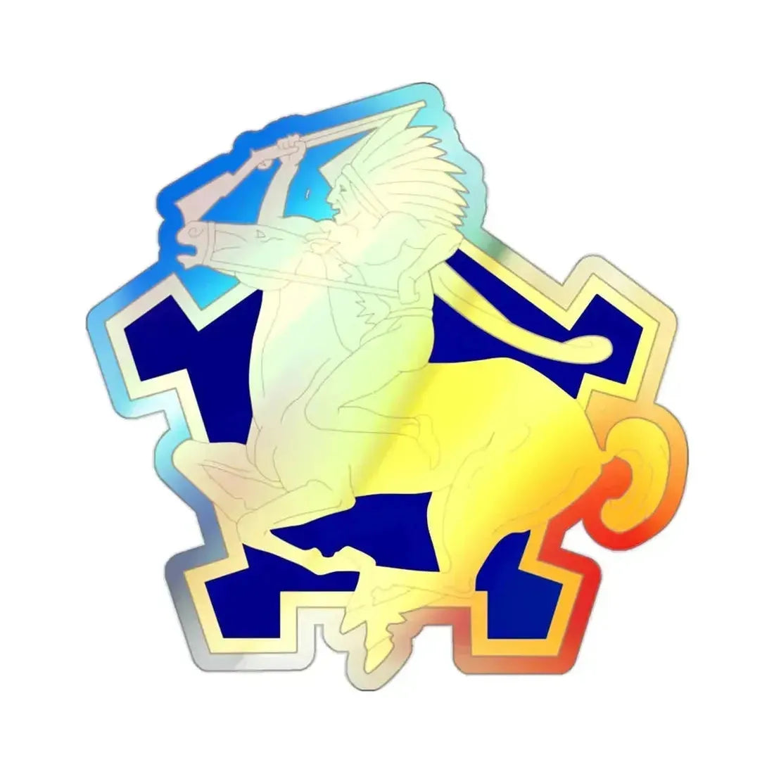 9 Cavalry Regiment (U.S. Army) Holographic STICKER Die-Cut Vinyl Decal 2 Inch Holographic - The Sticker Space