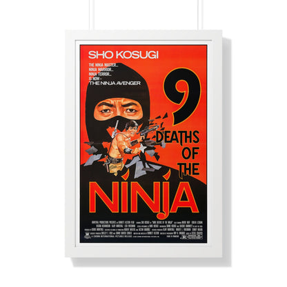 9 DEATHS OF THE NINJA 1985 - Framed Movie Poster-20" x 30"-The Sticker Space