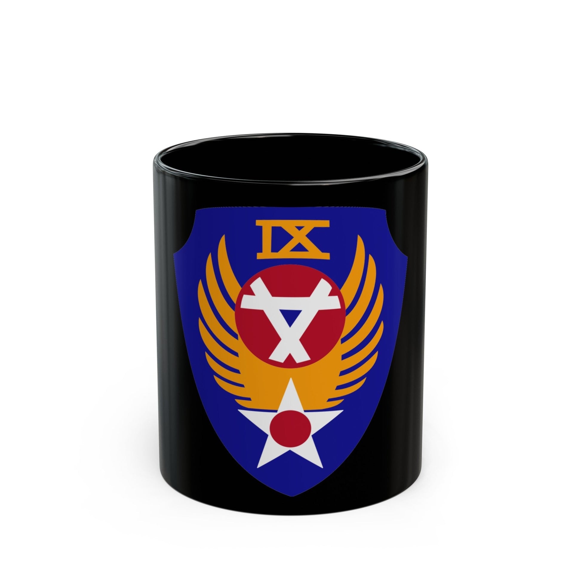 9 Engineer Command (U.S. Army) Black Coffee Mug-11oz-The Sticker Space