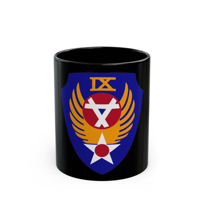 9 Engineer Command (U.S. Army) Black Coffee Mug-11oz-The Sticker Space