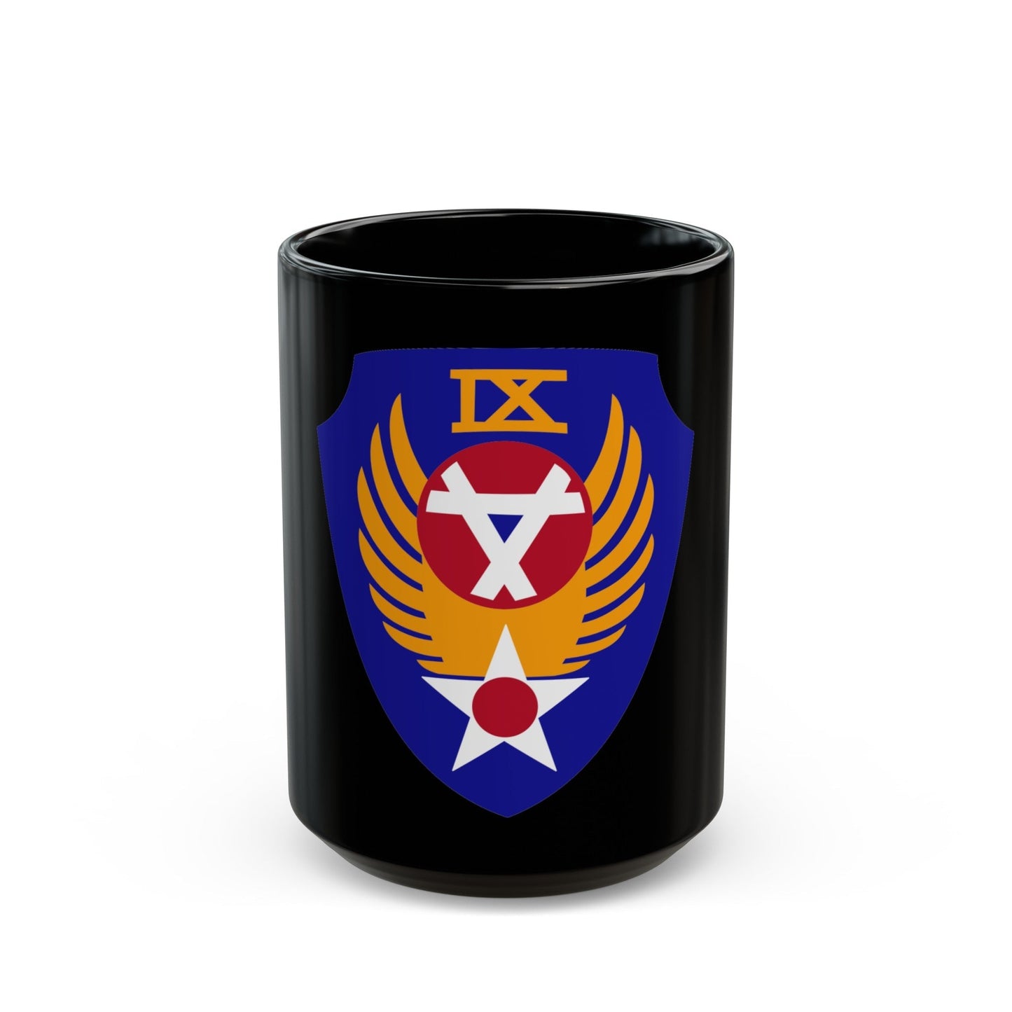 9 Engineer Command (U.S. Army) Black Coffee Mug-15oz-The Sticker Space