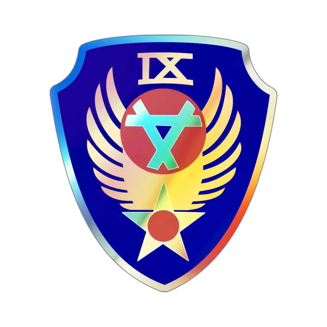 9 Engineer Command (U.S. Army) Holographic STICKER Die-Cut Vinyl Decal - The Sticker Space