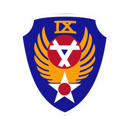 9 Engineer Command (U.S. Army) STICKER Vinyl Kiss-Cut Decal 2 Inch White - The Sticker Space