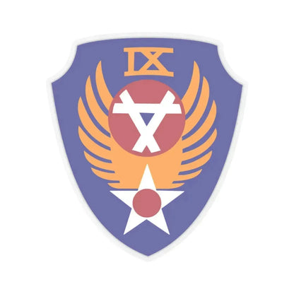 9 Engineer Command (U.S. Army) STICKER Vinyl Kiss-Cut Decal 3 Inch Transparent - The Sticker Space