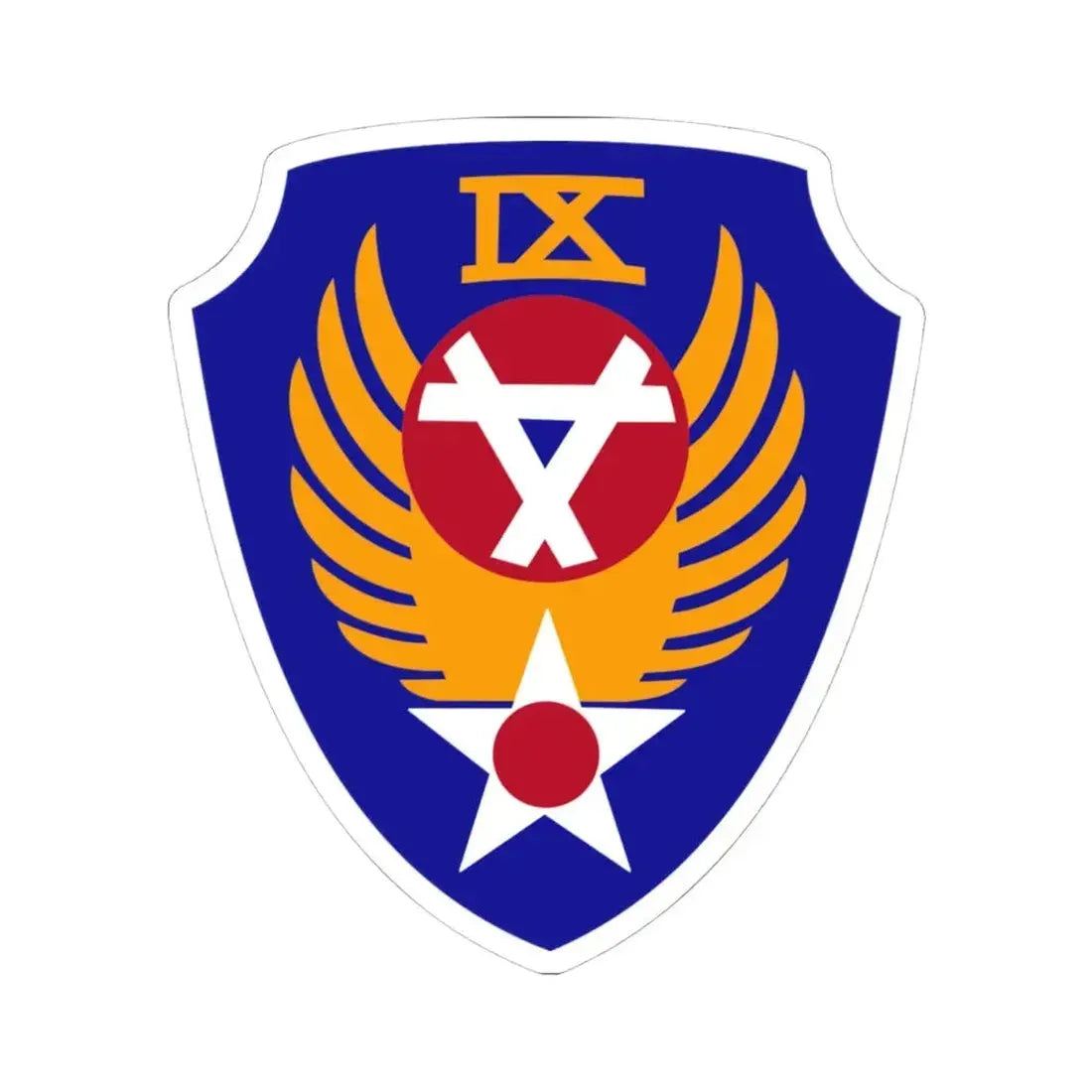 9 Engineer Command (U.S. Army) STICKER Vinyl Kiss-Cut Decal 4 Inch White - The Sticker Space