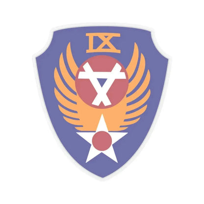 9 Engineer Command (U.S. Army) STICKER Vinyl Kiss-Cut Decal 6 Inch Transparent - The Sticker Space