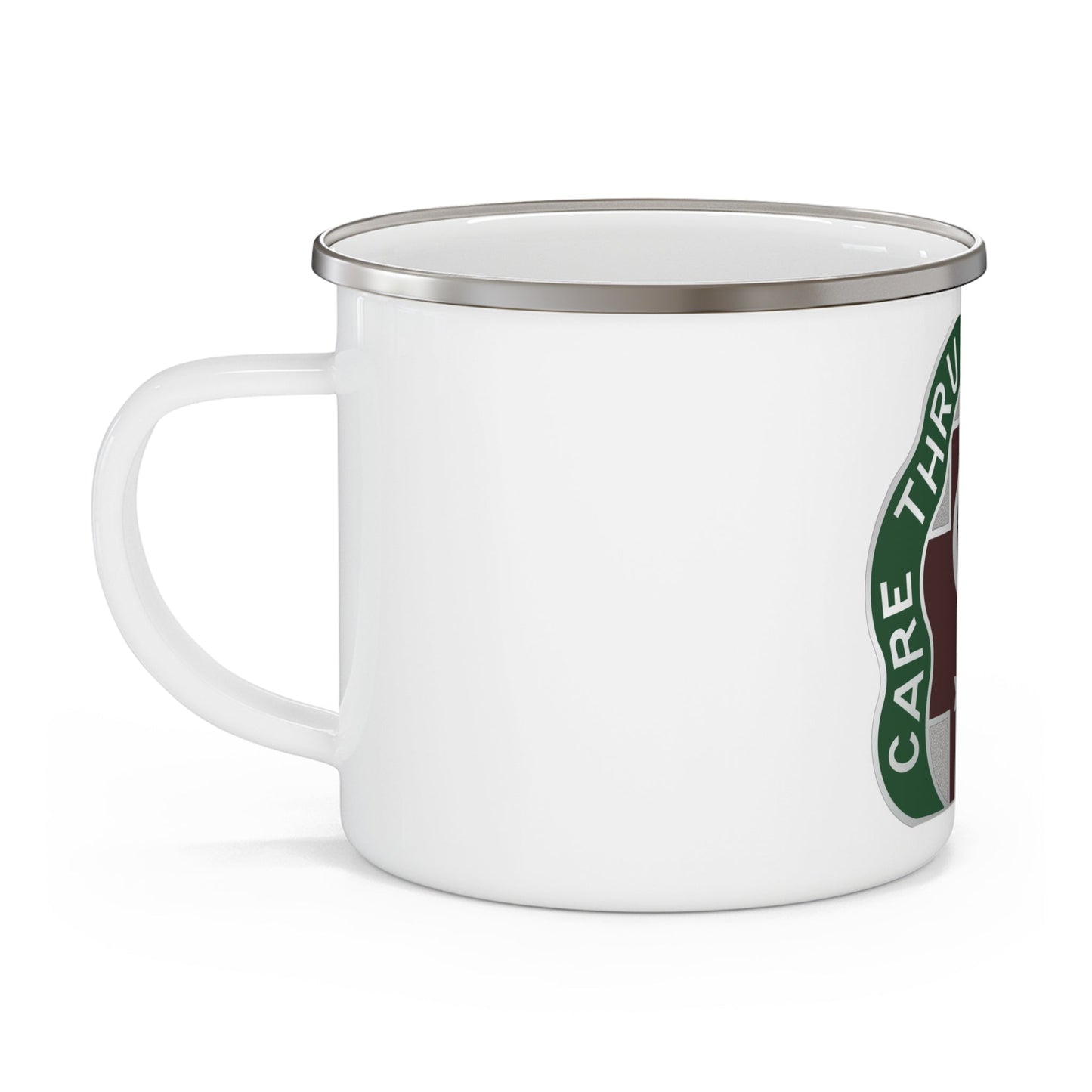 9 Hospital Center (U.S. Army) 12oz Enamel Mug-12oz-The Sticker Space