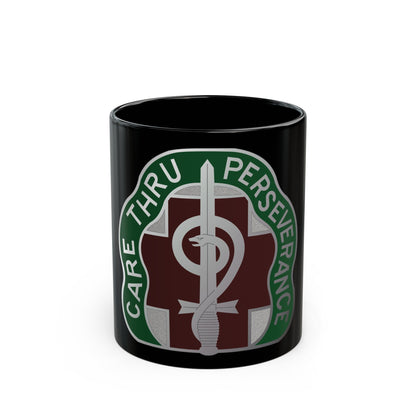 9 Hospital Center (U.S. Army) Black Coffee Mug-11oz-The Sticker Space