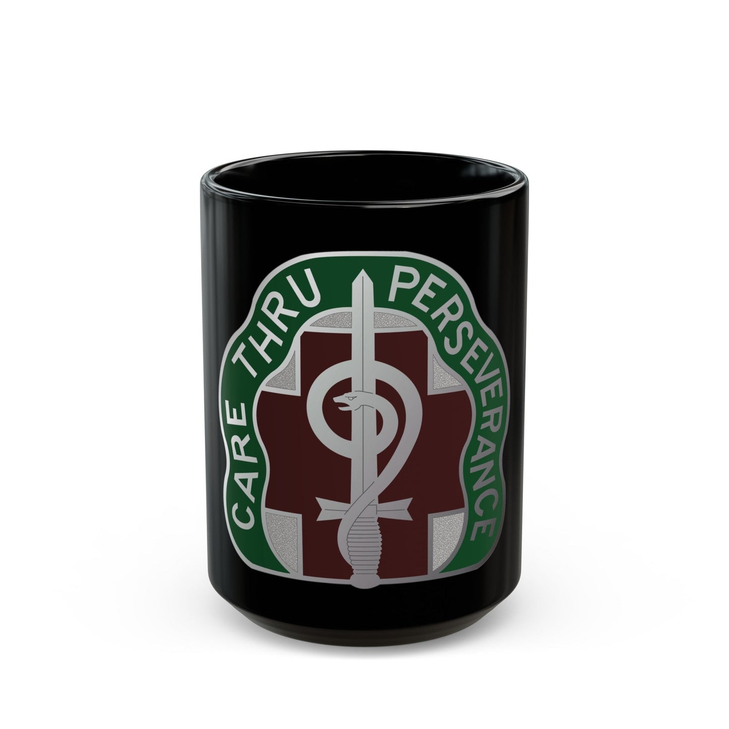 9 Hospital Center (U.S. Army) Black Coffee Mug-15oz-The Sticker Space