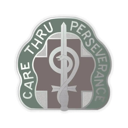 9 Hospital Center (U.S. Army) STICKER Vinyl Kiss-Cut Decal 4 Inch Transparent - The Sticker Space