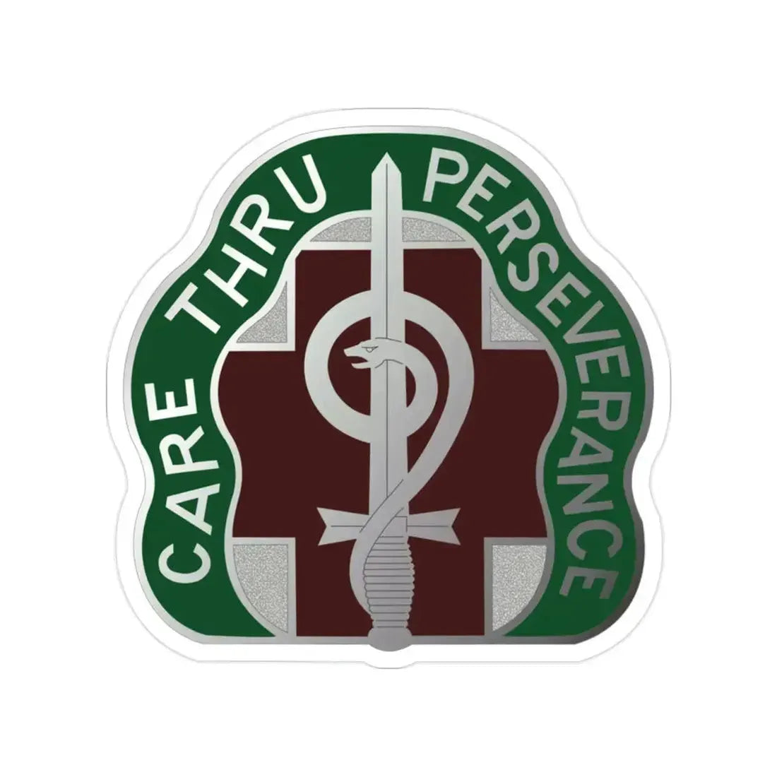 9 Hospital Center (U.S. Army) Transparent STICKER Die-Cut Vinyl Decal 2 Inch - The Sticker Space