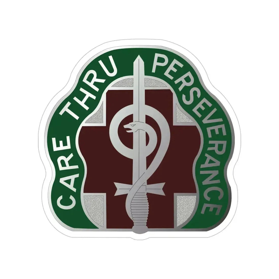 9 Hospital Center (U.S. Army) Transparent STICKER Die-Cut Vinyl Decal - The Sticker Space