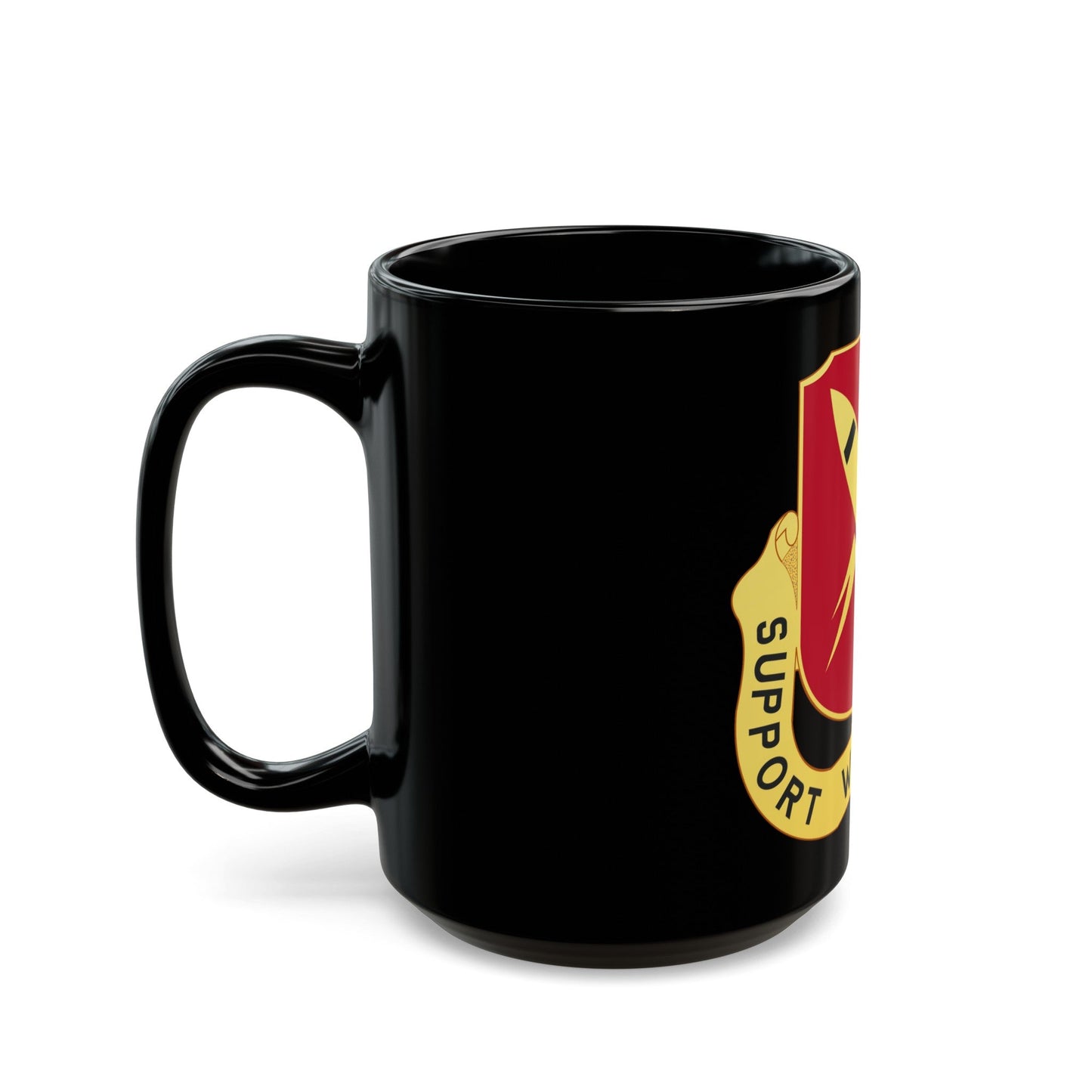 9 Maintenance Battalion (U.S. Army) Black Coffee Mug-The Sticker Space