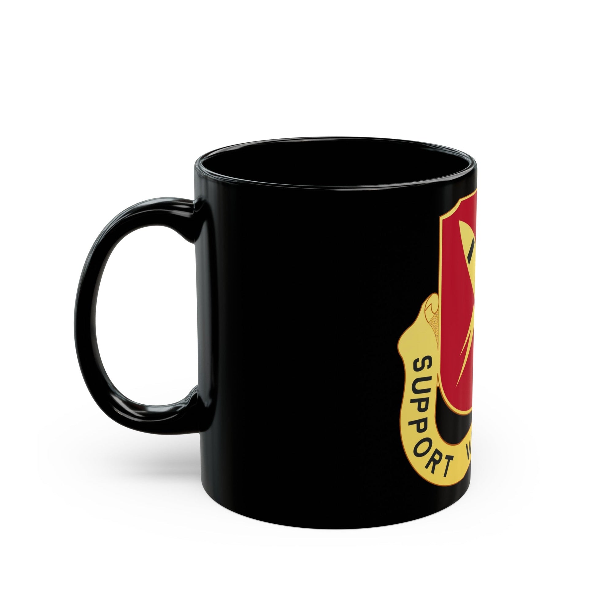 9 Maintenance Battalion (U.S. Army) Black Coffee Mug-The Sticker Space