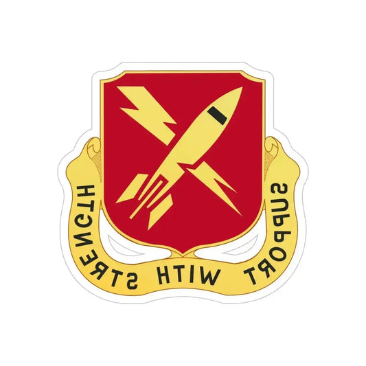 9 Maintenance Battalion (U.S. Army) REVERSE PRINT Transparent Die-Cut STICKER 6 Inch Die-Cut Transparent - The Sticker Space