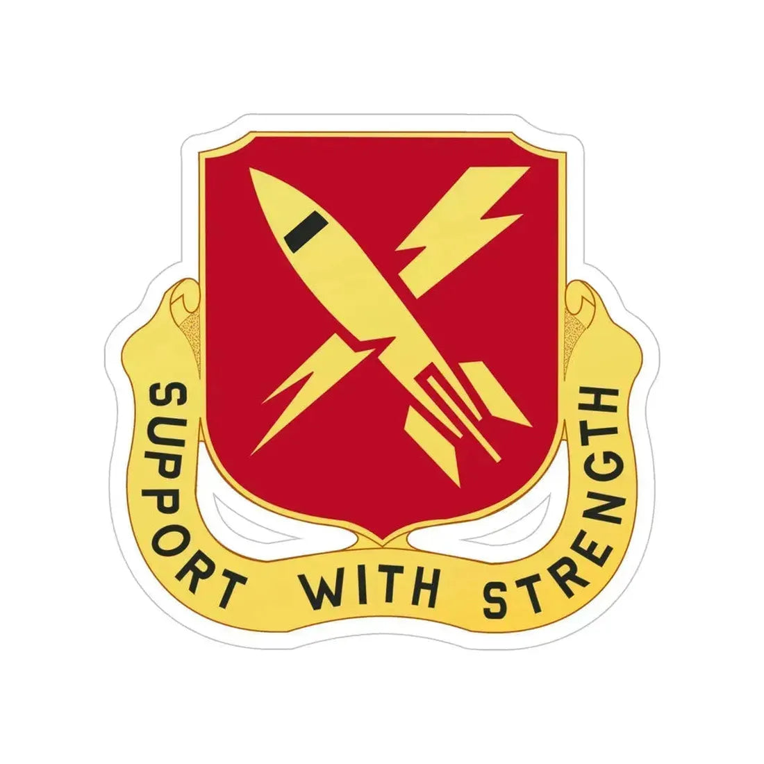 9 Maintenance Battalion (U.S. Army) Transparent STICKER Die-Cut Vinyl Decal 5 Inch - The Sticker Space