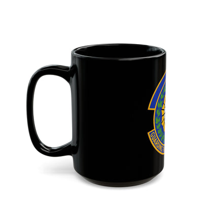 9 Security Forces Squadron ACC (U.S. Air Force) Black Coffee Mug-The Sticker Space