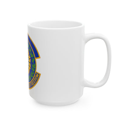 9 Security Forces Squadron ACC (U.S. Air Force) White Coffee Mug-The Sticker Space