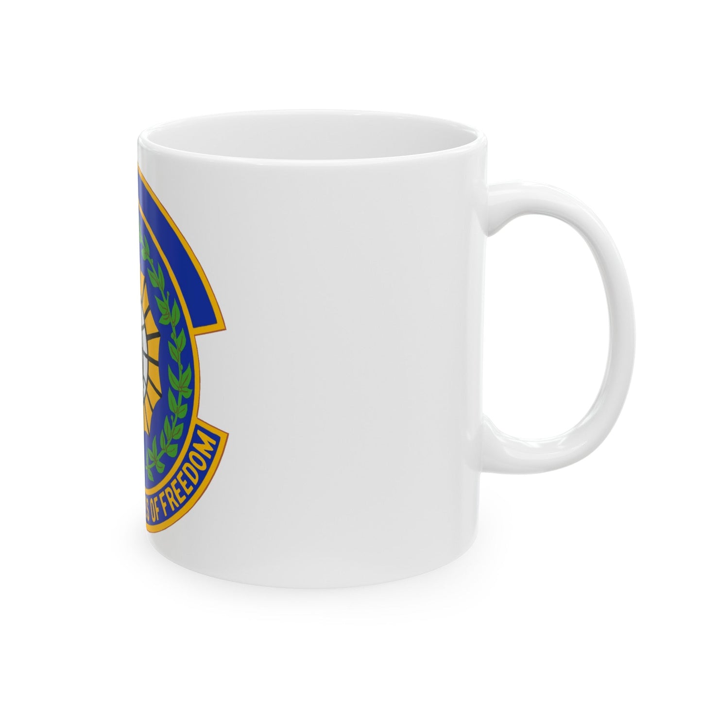 9 Security Forces Squadron ACC (U.S. Air Force) White Coffee Mug-The Sticker Space