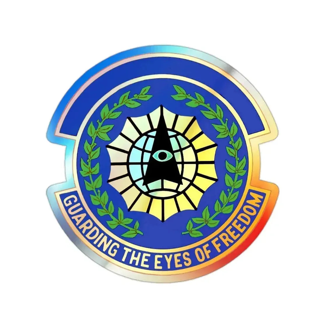 9 Security Forces Squadron ACC (U.S. Air Force) Holographic STICKER Die-Cut Vinyl Decal 2 Inch Holographic - The Sticker Space
