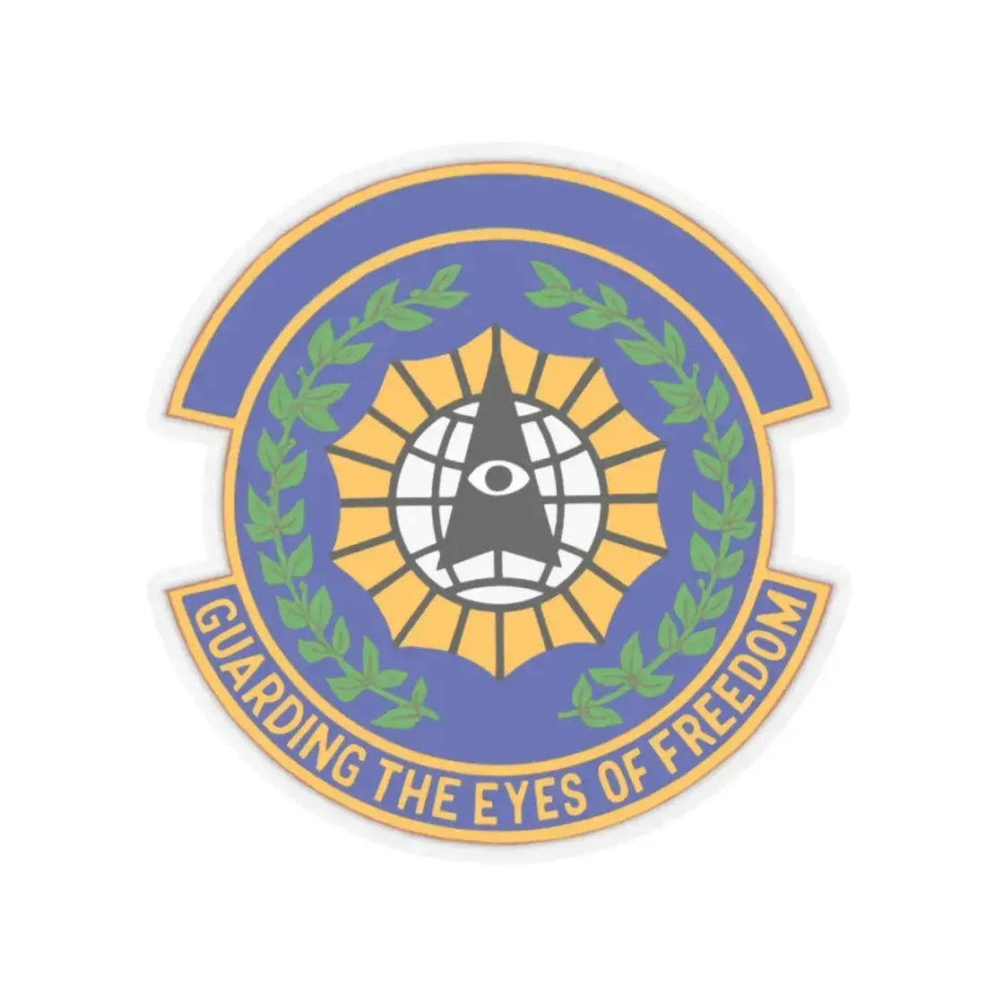 9 Security Forces Squadron ACC (U.S. Air Force) STICKER Vinyl Kiss-Cut Decal 2 Inch Transparent - The Sticker Space