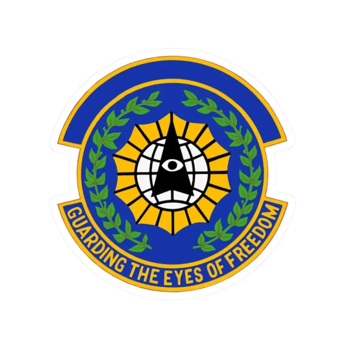 9 Security Forces Squadron ACC (U.S. Air Force) STICKER Vinyl Kiss-Cut Decal 2 Inch White - The Sticker Space