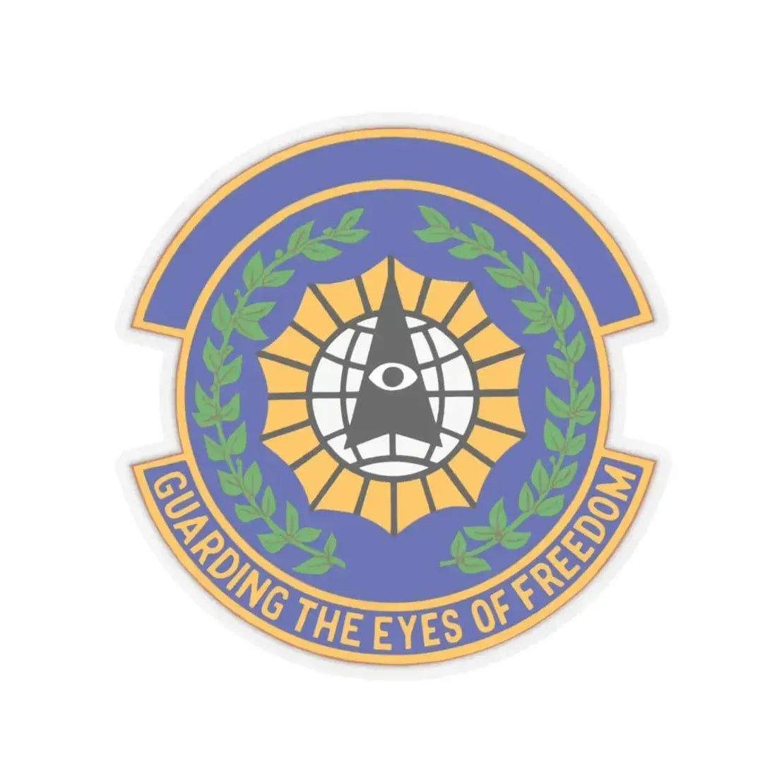 9 Security Forces Squadron ACC (U.S. Air Force) STICKER Vinyl Kiss-Cut Decal 3 Inch Transparent - The Sticker Space