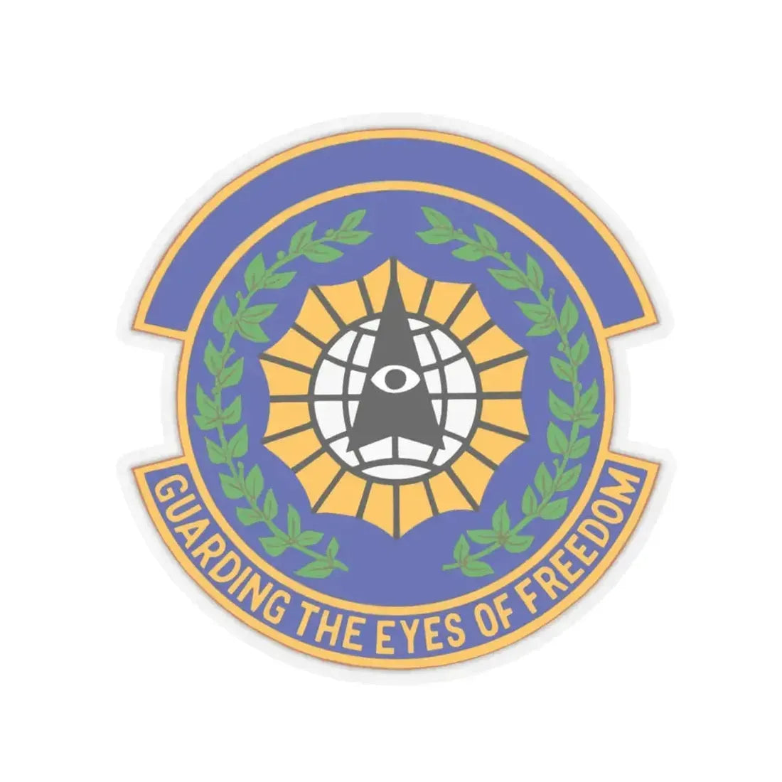 9 Security Forces Squadron ACC (U.S. Air Force) STICKER Vinyl Kiss-Cut Decal 4 Inch Transparent - The Sticker Space
