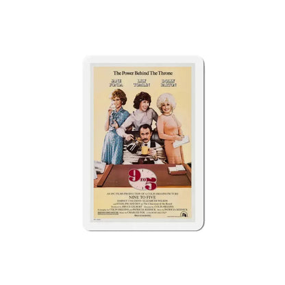 9 to 5 1980 Movie Poster Refrigerator Magnet 3 Inch - The Sticker Space