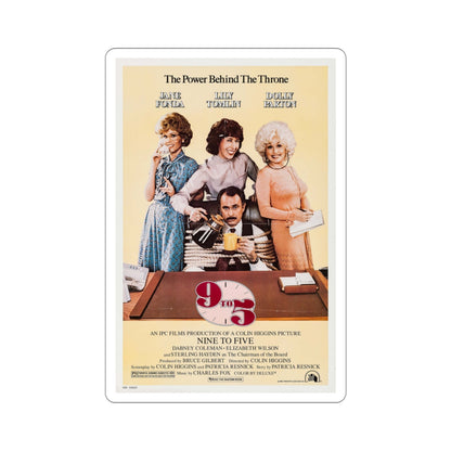 9 to 5 1980 Movie Poster STICKER Vinyl Die-Cut Decal-4 Inch-The Sticker Space