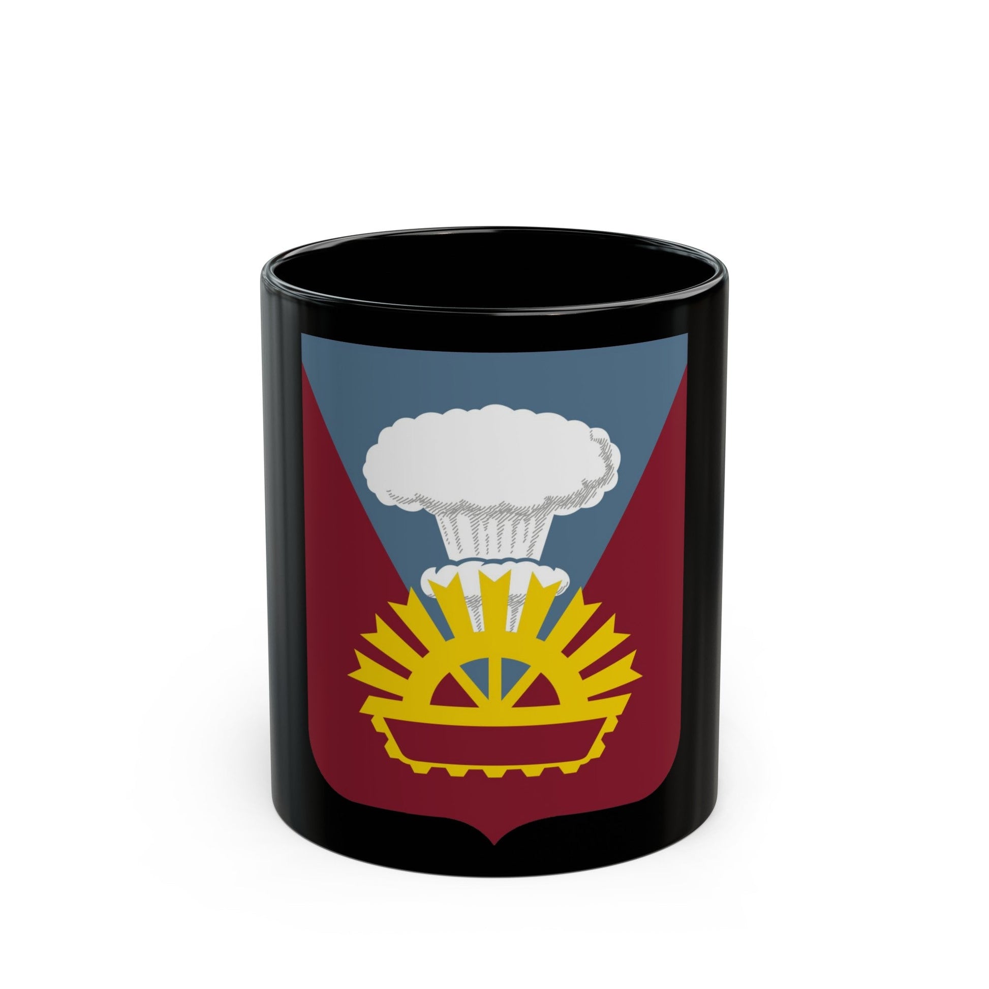 9 Transportation Battalion 2 (U.S. Army) Black Coffee Mug-11oz-The Sticker Space