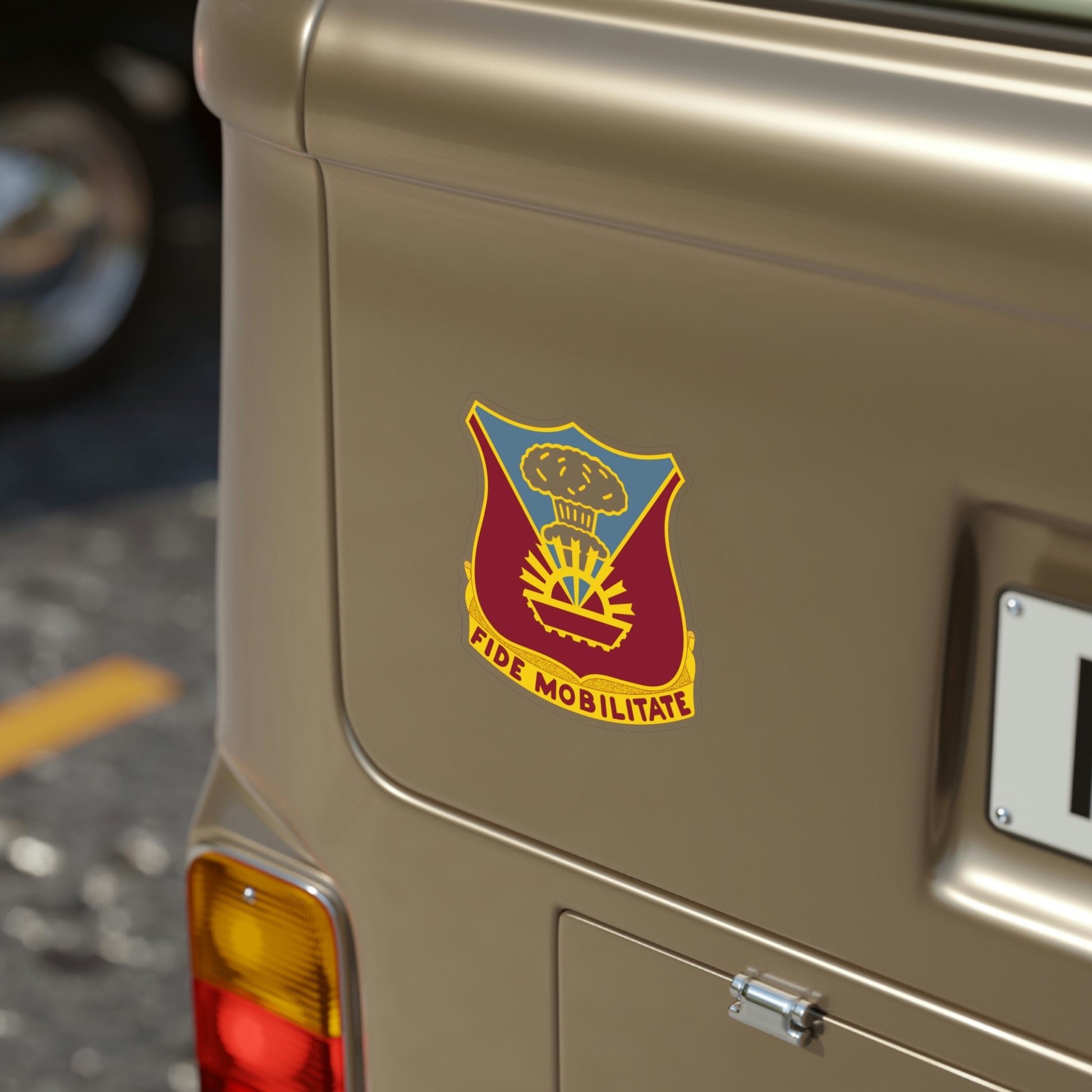 9 Transportation Battalion (U.S. Army) Transparent STICKER Die-Cut Vinyl Decal-The Sticker Space