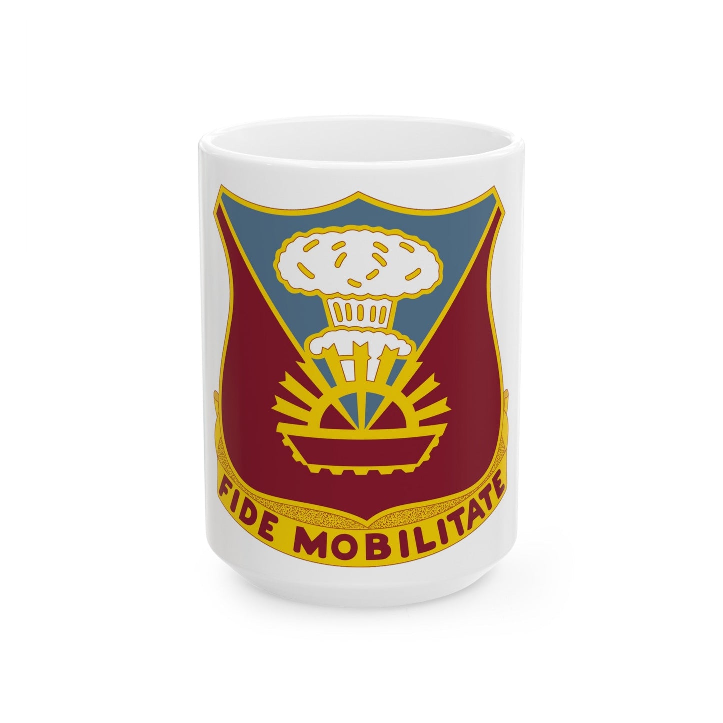 9 Transportation Battalion (U.S. Army) White Coffee Mug-15oz-The Sticker Space