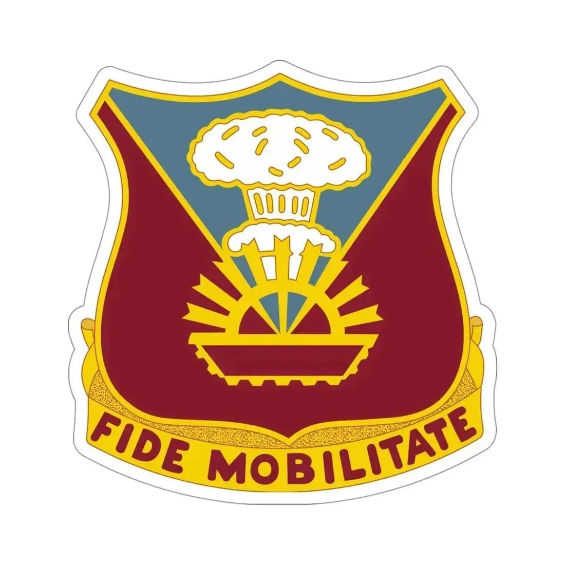 9 Transportation Battalion (U.S. Army) STICKER Vinyl Die-Cut Decal 4 Inch - The Sticker Space