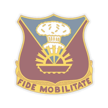 9 Transportation Battalion (U.S. Army) STICKER Vinyl Kiss-Cut Decal 2 Inch Transparent - The Sticker Space