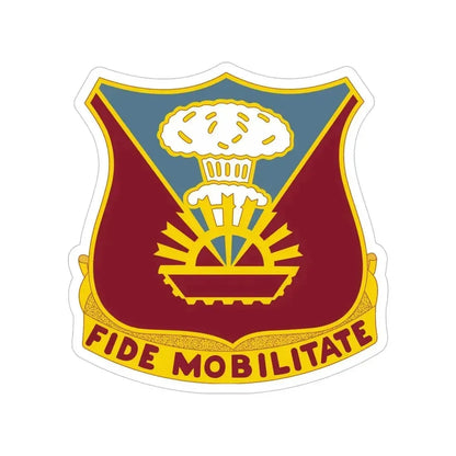 9 Transportation Battalion (U.S. Army) Transparent STICKER Die-Cut Vinyl Decal 5 Inch - The Sticker Space