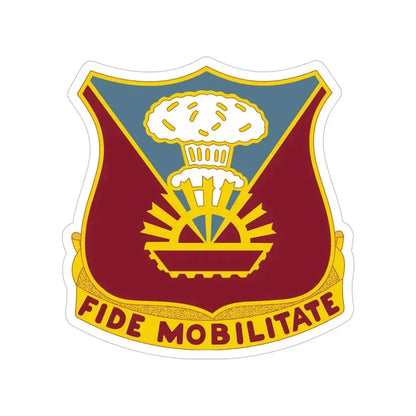 9 Transportation Battalion (U.S. Army) Transparent STICKER Die-Cut Vinyl Decal 5 Inch - The Sticker Space