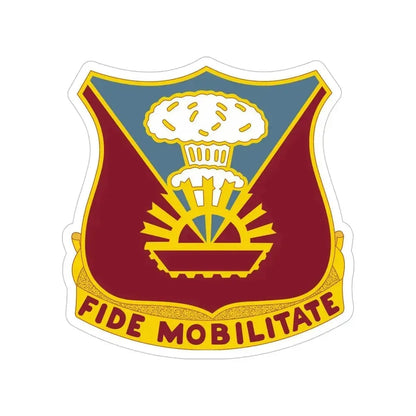 9 Transportation Battalion (U.S. Army) Transparent STICKER Die-Cut Vinyl Decal 6 Inch - The Sticker Space